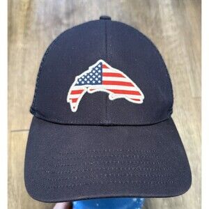 Simms American Trout Hat Cap Trucker Mesh Snapback